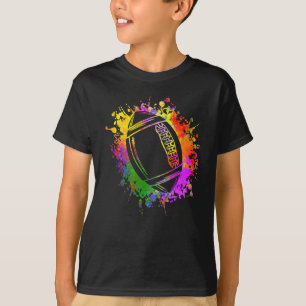 Camiseta Colores acuáticos de rugby americano