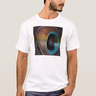 Camiseta Colores Antiguos Ojo de Pluma de Pavo Real