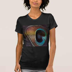 Camiseta Colores Antiguos Ojo de Pluma de Pavo Real