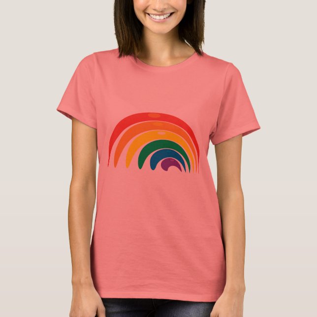 Camiseta Colores arcoiris (Anverso)