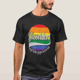 Camiseta Colores Arcoíris de Düsseldorf Contra la Intoleran