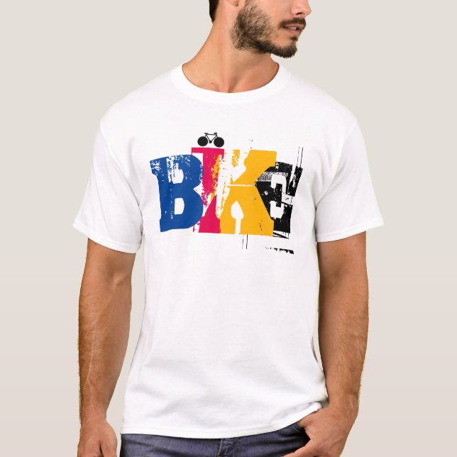Camiseta Colores BIKE CMYK (Anverso)