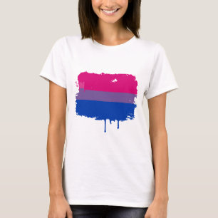Camiseta Colores bisexuales del orgullo