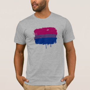 Camiseta Colores bisexuales del orgullo