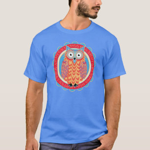 Camiseta Colores brillantes del noctámbulo del amante lind