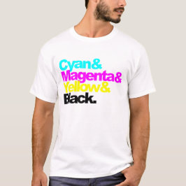 CAMISETA COLORES CMYK