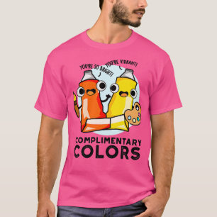 Camiseta Colores complementarios Cute Paint Pun 1