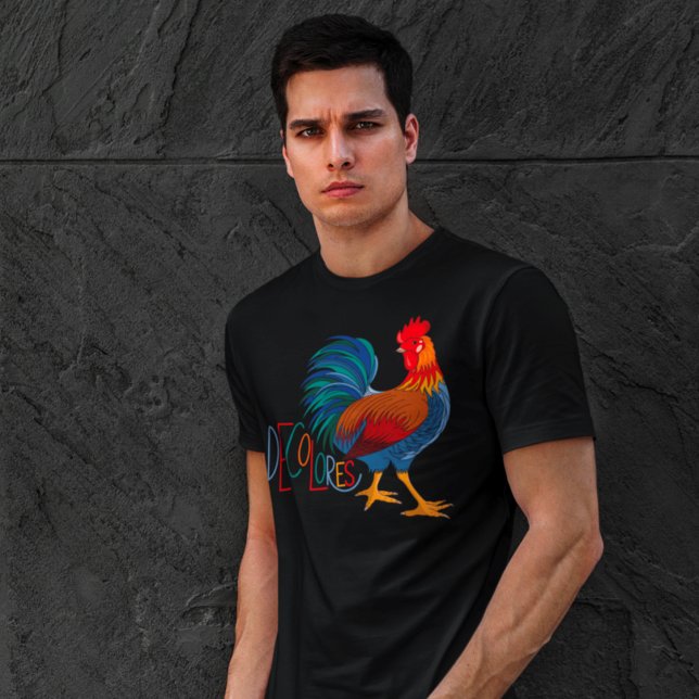 Camiseta Colores Cursillo Colorful Rooster (Subido por el creador)