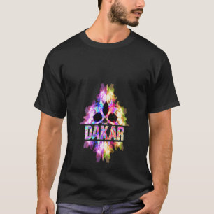 Camiseta Colores de agua de tinte retro de recuerdo de Daka