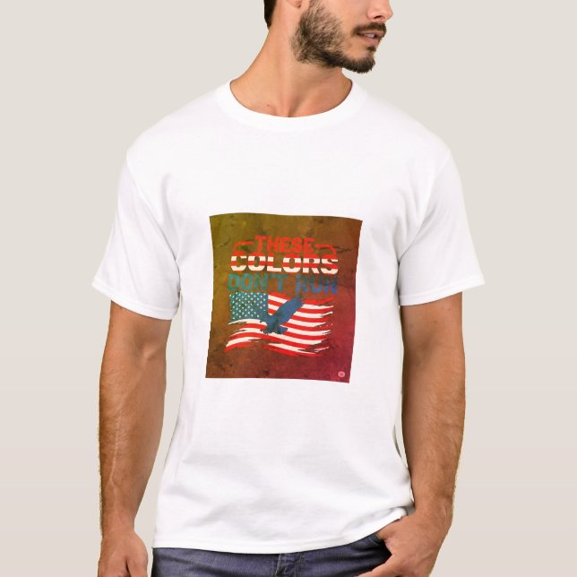 Camiseta Colores de Águila Indestructible (Anverso)