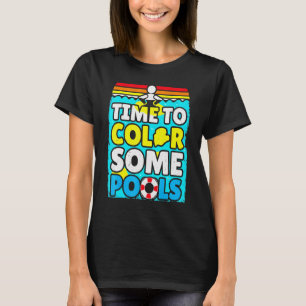 Camiseta Colores De Algunas Piscinas En Las Vacaciones Vera