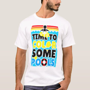 Camiseta Colores De Algunas Piscinas En Las Vacaciones Vera