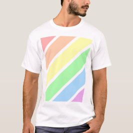 Camiseta Colores de arcoiris del orgullo gay del pastel sua