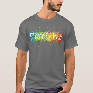 Camiseta Colores de arte de píxeles