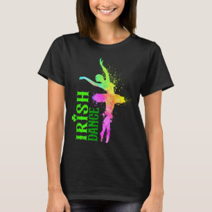 Camiseta Colores de baile irlandés Feliz día de San Patrici