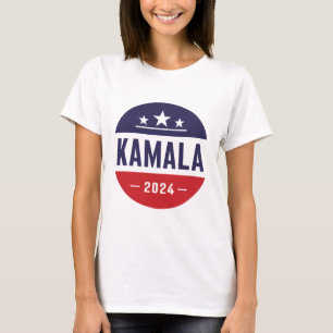 CAMISETA COLORES DE BANDERA AMERICANOS DE KAMALA HARRIS