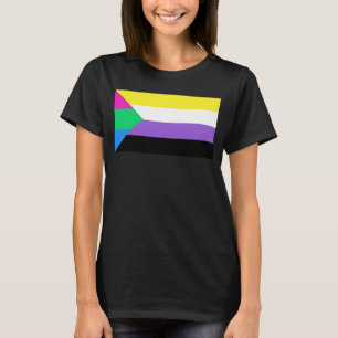 Camiseta Colores de bandera no binarios polacos LGBT