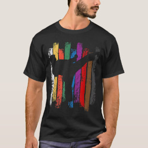 Camiseta Colores de Cinturón de Karate Silueta