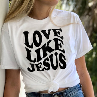 Camiseta Colores de confort, Shir de moda, amor como Jesús