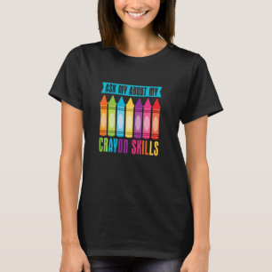 Camiseta Colores de Cray Child Art - Crayón