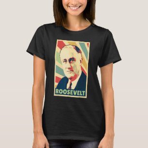 Camiseta Colores de época Franklin D Roosevelt
