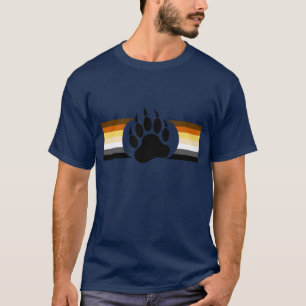 Camiseta Colores de franjas de Orgullo de Oso y Garra de Os