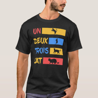 Camiseta Colores de gato Un Deux Trois
