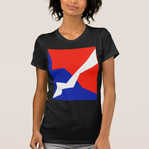 Camiseta Colores de la bandera azul roja blanca