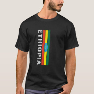 Camiseta Colores de la bandera de Etiopía