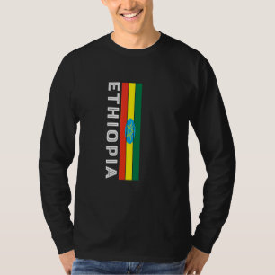 Camiseta Colores de la bandera de Etiopía
