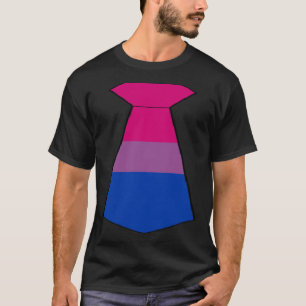 Camiseta Colores de la bandera del orgullo bisexual del cor