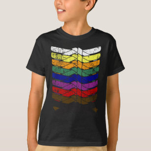 Camiseta Colores de la correa de karate ilustrados de Guay