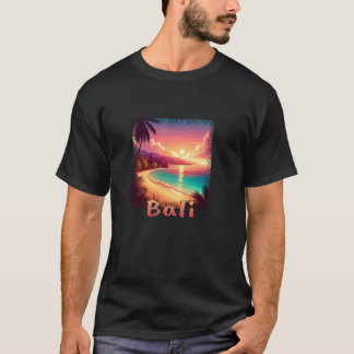 Camiseta Colores de Naranjas de la playa Sunset de Bali en