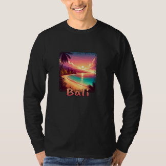 Camiseta Colores de Naranjas de la playa Sunset de Bali en