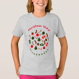 Camiseta Colores de Navidades rojos y verdes en productos d