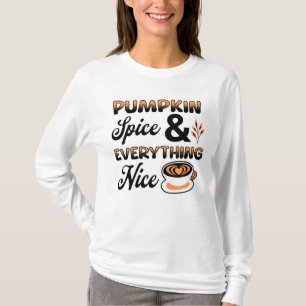 Camiseta Colores de Otoño Especias de Calabaza y Todo Enc