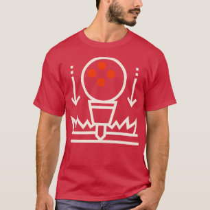 Camiseta Colores de puntos de color de los cojinetes de bol