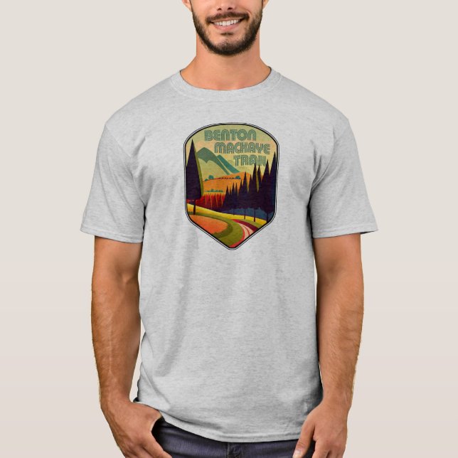 Camiseta Colores de senderos Benton MacKaye (Anverso)