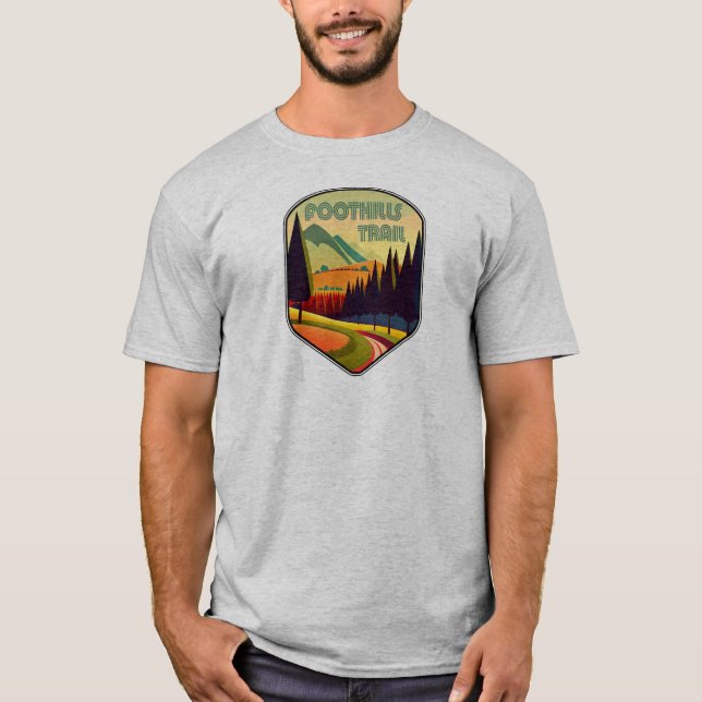 Camiseta Colores de senderos de las estribaciones (Anverso)