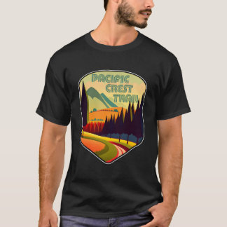Camiseta Colores de senderos del Escudo del Pacífico Hoodie