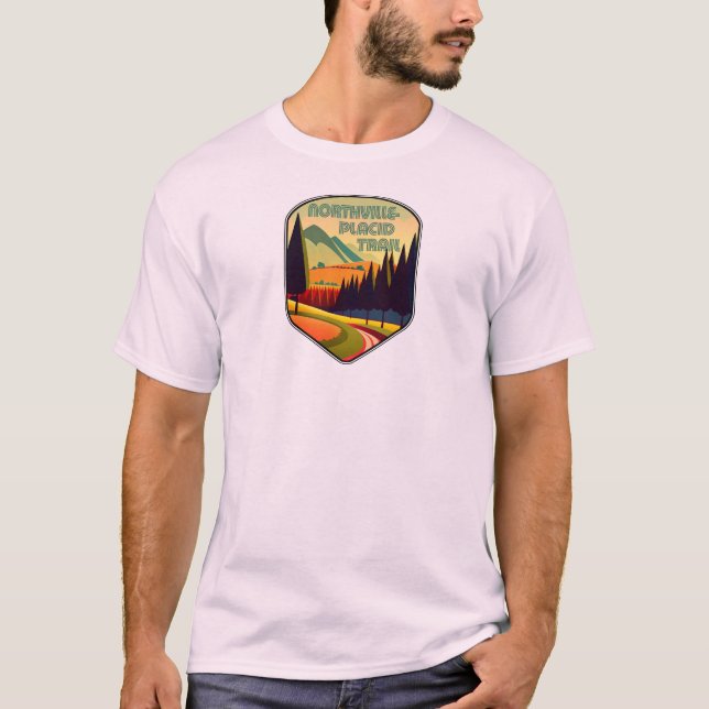 Camiseta Colores de senderos Northville-Placid (Anverso)