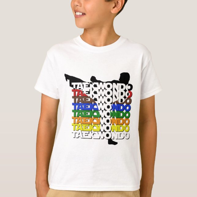 Camiseta Colores de TKD (Anverso)