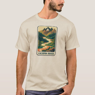 Camiseta Colores de Virginia Occidental del río Cacapon