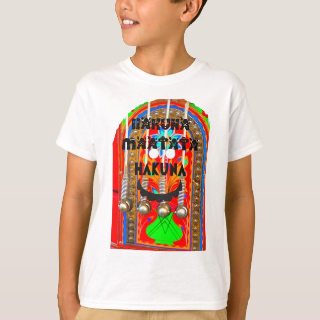Camiseta Colores del carnaval de samba Hakuna Matata blando (Anverso)