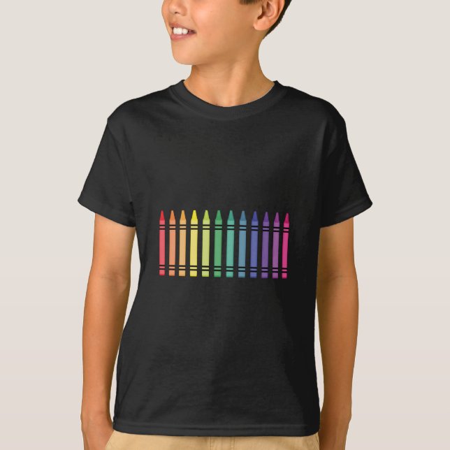 Camiseta Colores del creyón (Anverso)