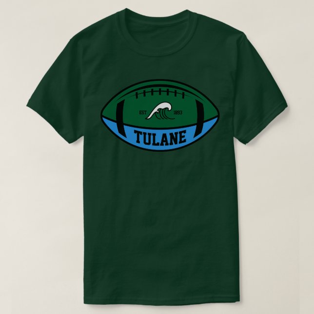 Camiseta Colores del equipo de Tulane (Diseño del anverso)