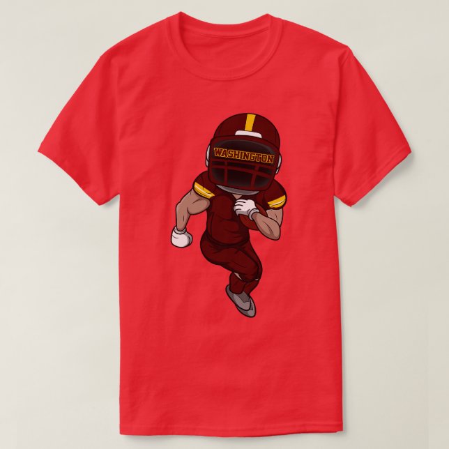 Camiseta Colores del equipo del jugador de Washington (Diseño del anverso)