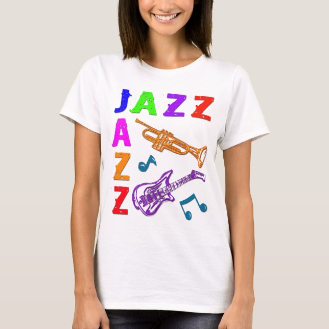 CAMISETA COLORES DEL JAZZ (Anverso)