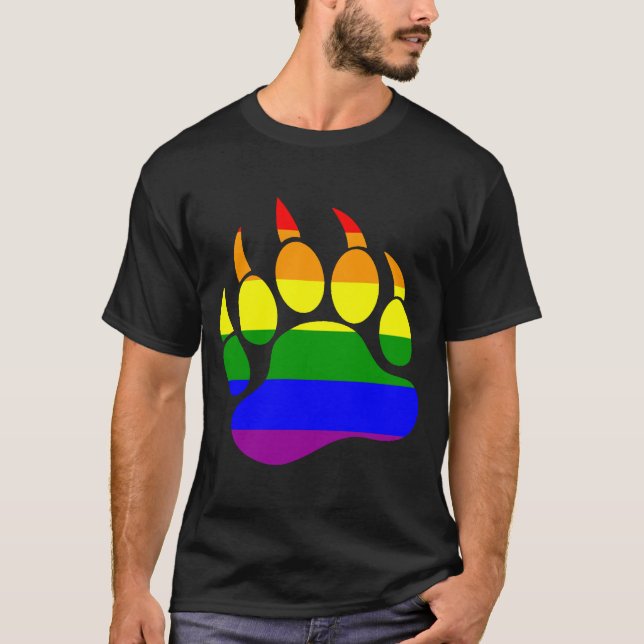 Camiseta Colores del Orgullo Gay Bandera Arcoiris (Anverso)
