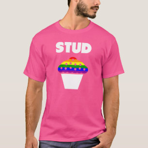 CAMISETA COLORES DEL ORGULLO GAY BANDERA ARCOÍRIS MUFFIN MA